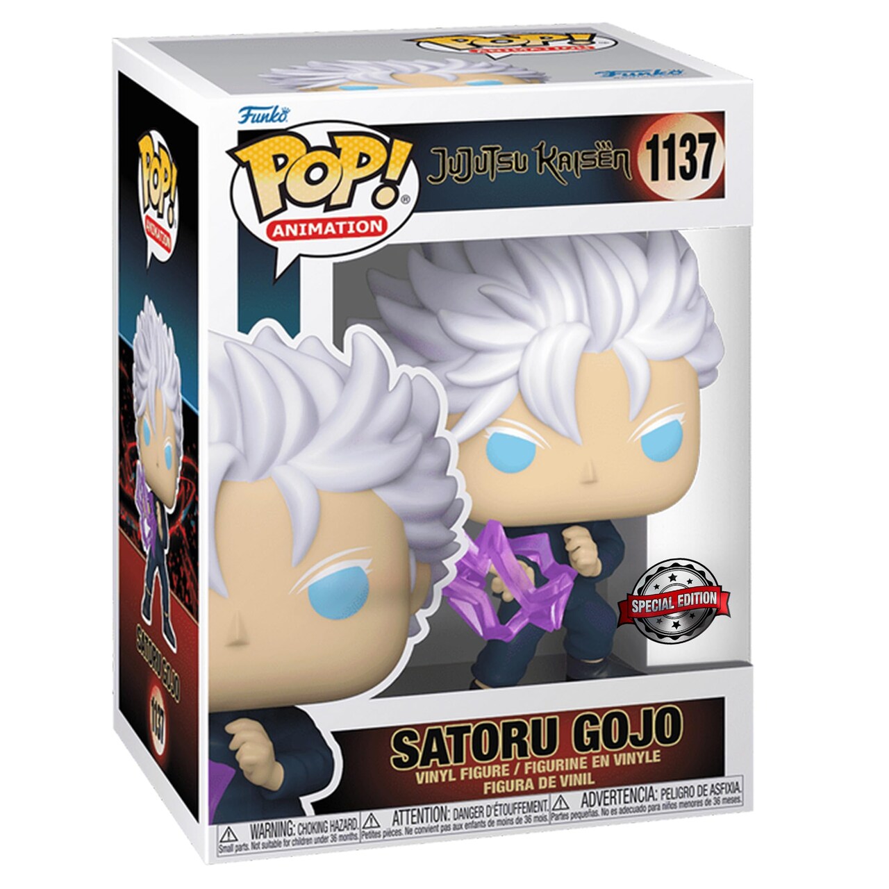 Funko Pop! Animation: Jujutsu Kaisen - Satoru Gojo (Hollow PU) (Special Edition) #1137 Vinyl Figure